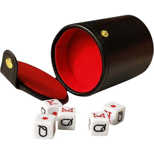Snap-on Dice Cup And 5 Dice Game